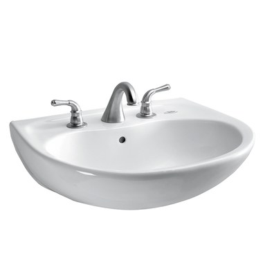 Toto Lt241g 01 Supreme 22 7 8 Pedestal Sink Top Only With One Hole