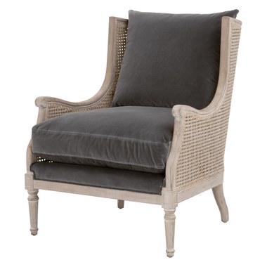  Natural Gray Birch/Cane/Dark Dove Velvet