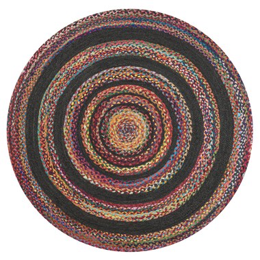 Red/Multi 6' Round Area Rug