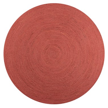  Red 5' Round Area Rug