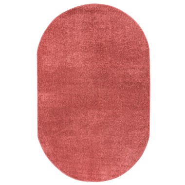 Red 3 ft. x 5 ft. Oval Area Rug