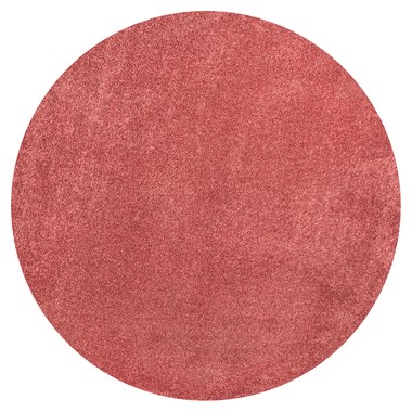 Red 6' Round Area Rug