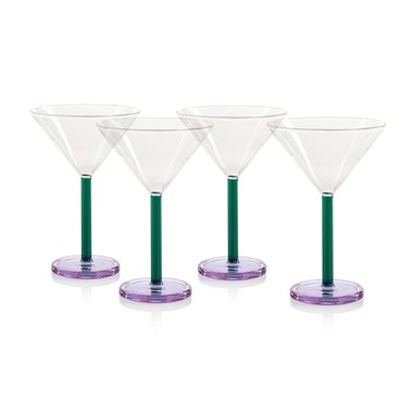 Clear/Teal/Lilac