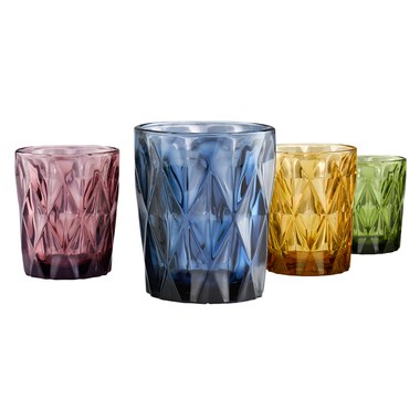 Reed & Barton ~ Sloane Crystal Double Old Fashion Glasses - Set Of 4, Price $130.00 in Timonium, MD from Smyth Jewelers
