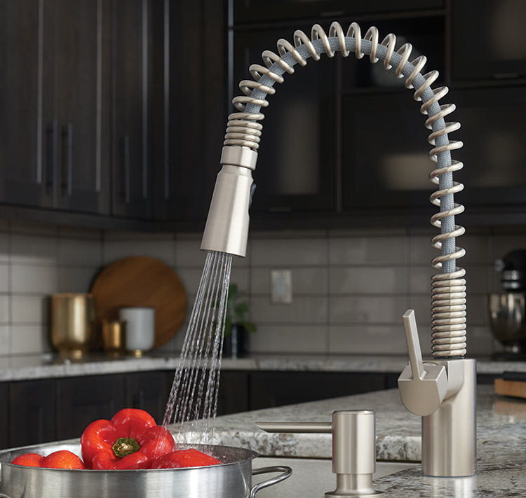 A semi-pro faucet can bring out your inner chef.