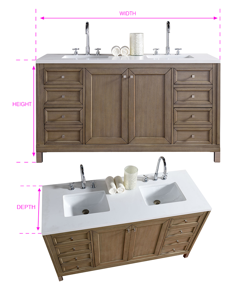 Bathroom Vanity Dimensions Image of Bathroom and Closet