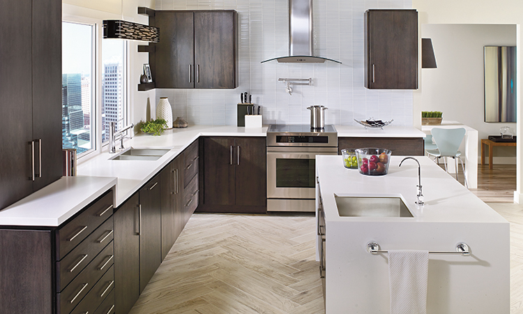 Contemporary Vs Modern Style Riverbend Home,What Is Corian Countertops Made Of