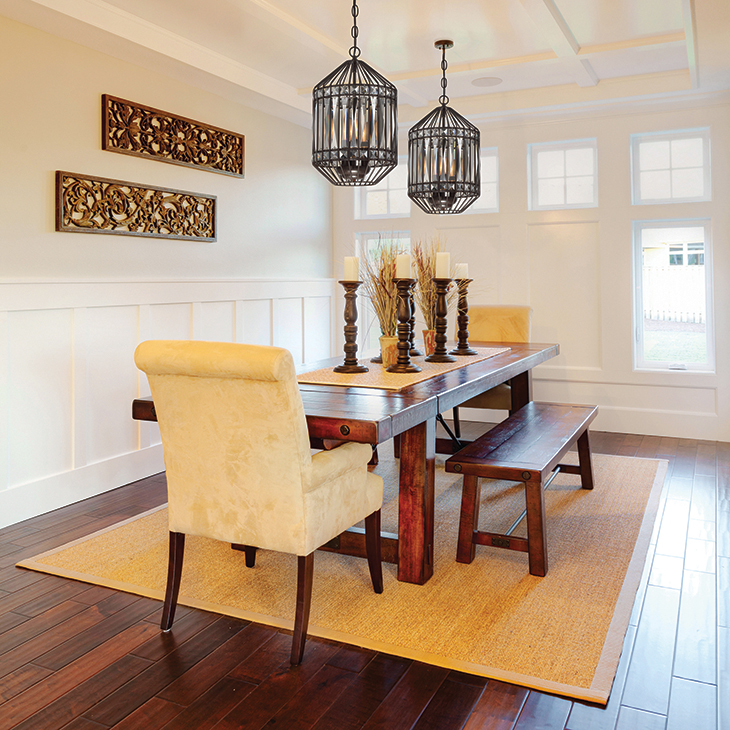 Craftsman style dining room Craftsman style dining room