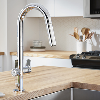 Contemporary & Modern Kitchen Sink Faucets