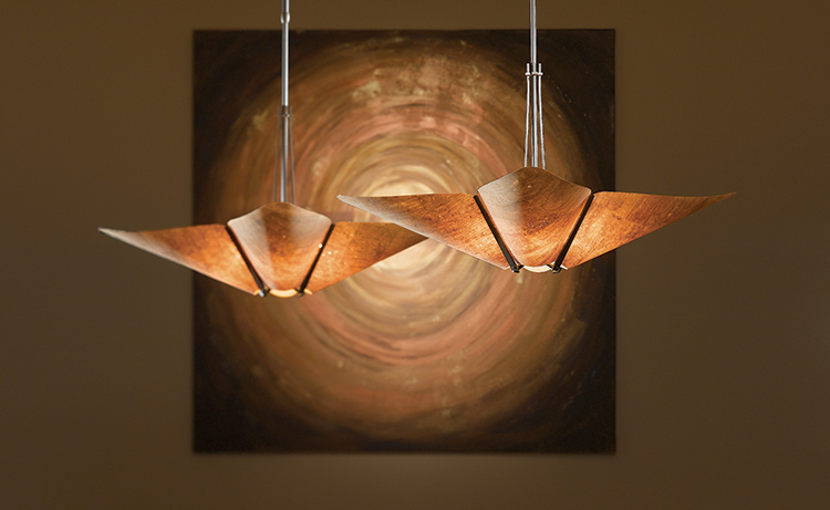 Use your lighting fixtures to make a staetment.