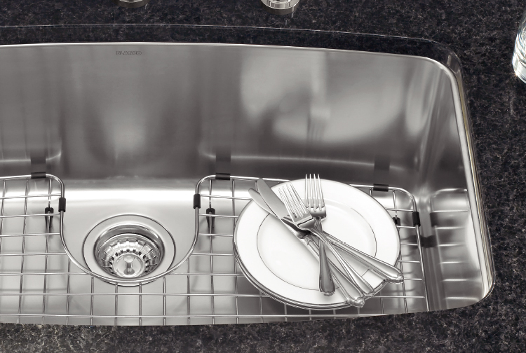 A grid will protect your sink from scratches and delicate china from damage.